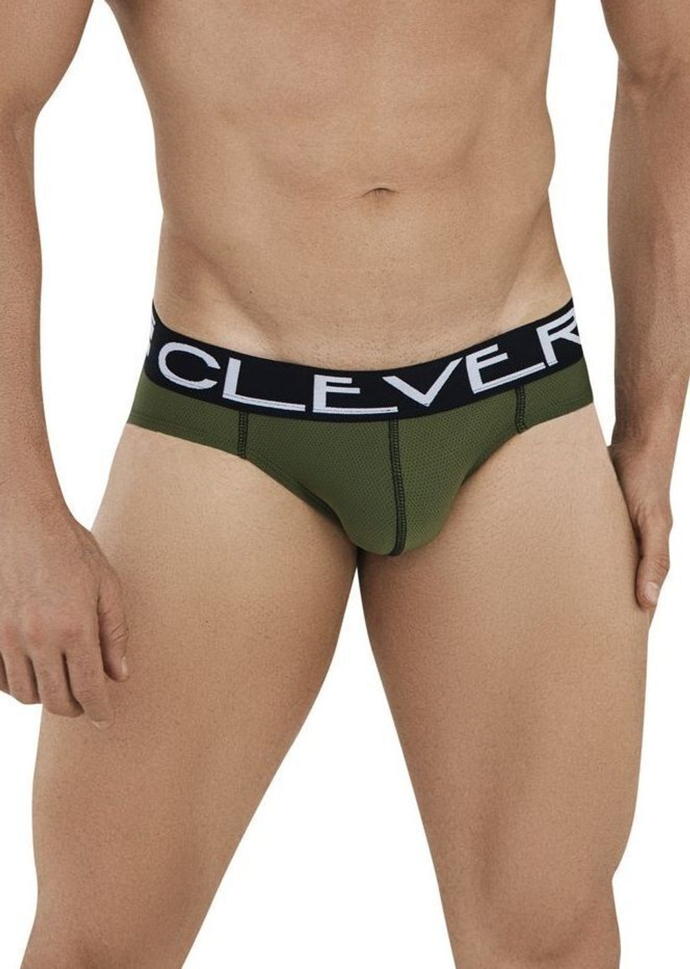 Мужские трусы брифы хаки Clever URI BRIEF 103610 (Размер: L) (Цвет: хаки)
