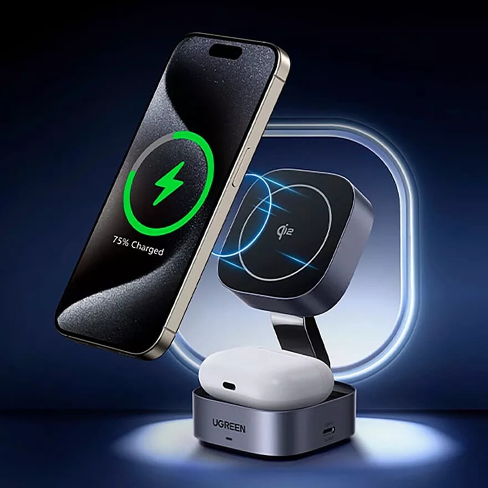 Зарядное устройство Ugreen W702 USB Type-C черный