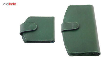 Комплект женский кошелек и зеркальце Barez Leather натуральная кожа Иран DS4 535