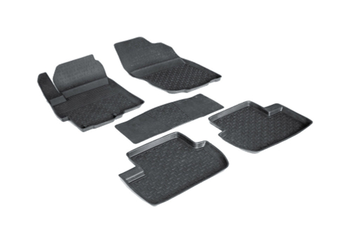 Резиновые коврики с высоким бортом для Mitsubishi Lancer X 2007-2017, Seintex.82004