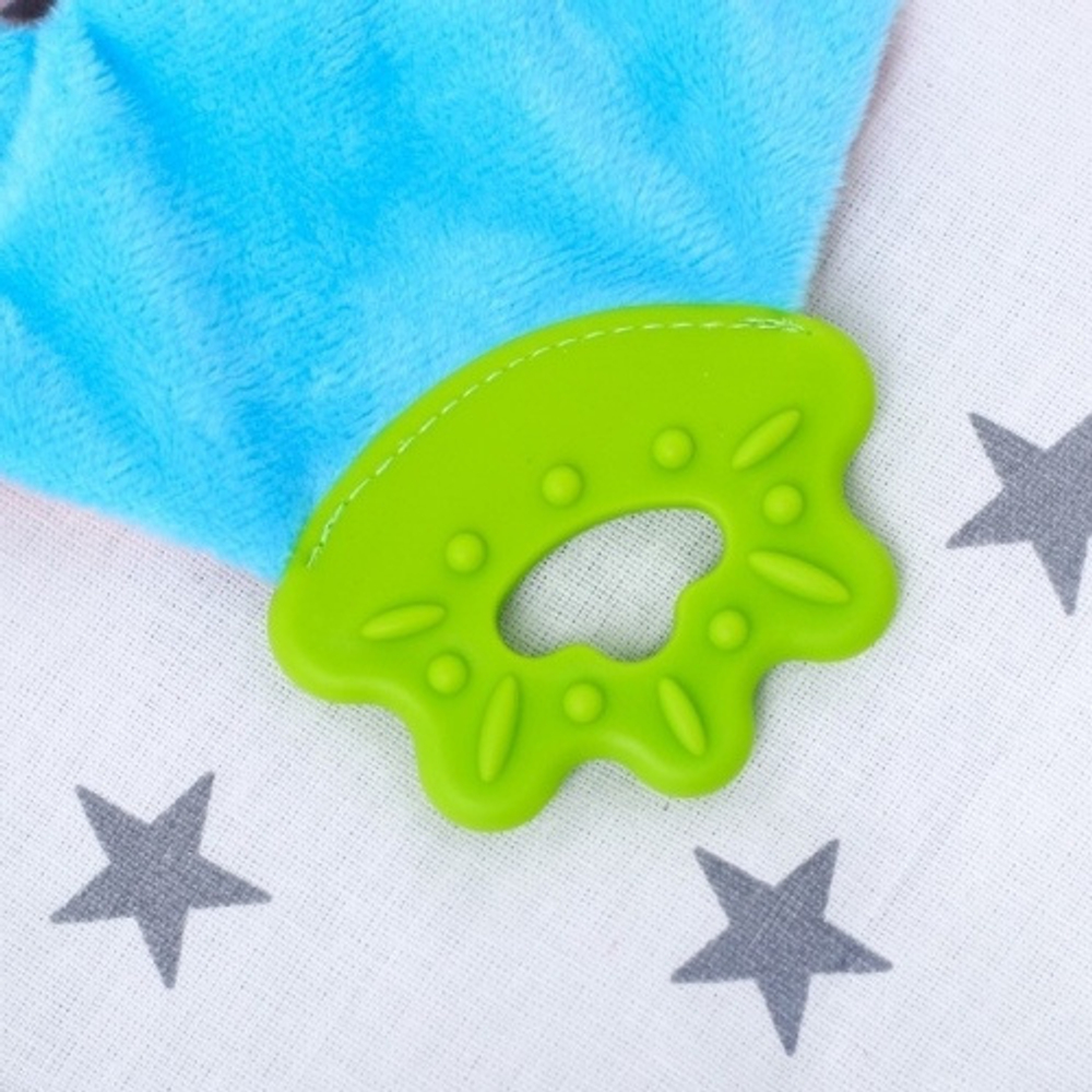 2204415 Прорезыватель с игрушкой «ШуМякиши» Мистер Том / Мистер Тед / Мистер Гуф, с платочком,