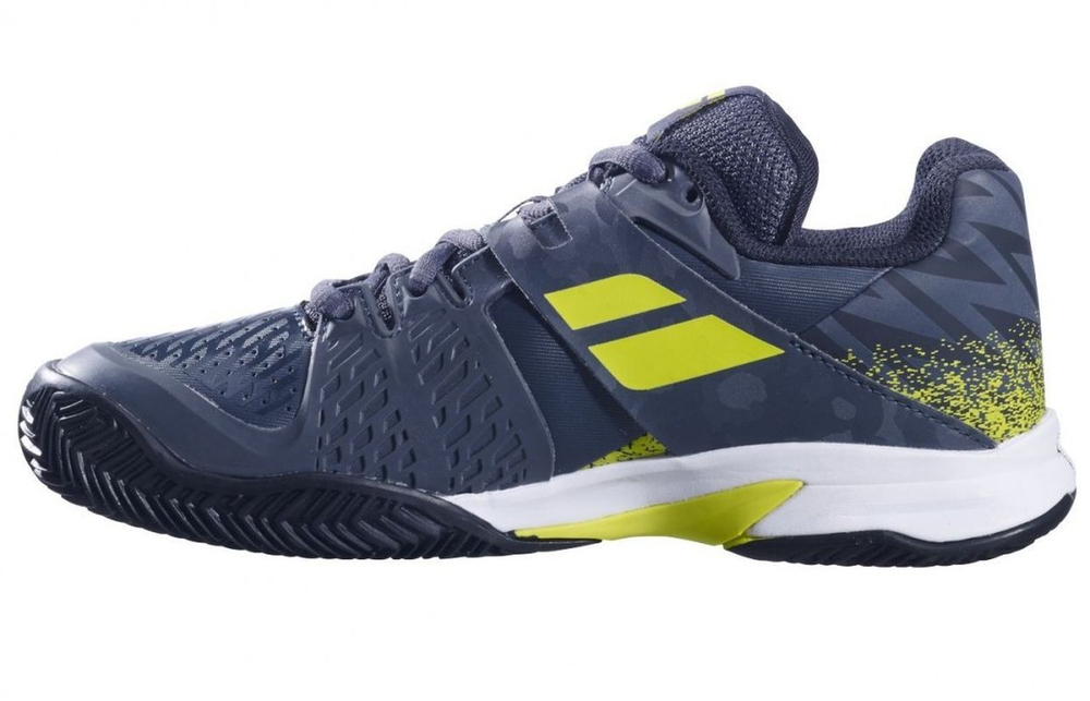 Детские теннисные кроссовки Babolat Propulse Clay Junior Boy - grey/aero