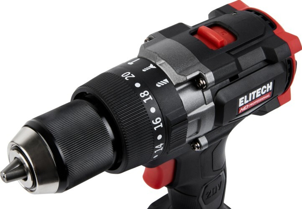 Дрель-шуруповерт аккумуляторная ELITECH CD 20BL2 (E2201.042.01) HD 205727