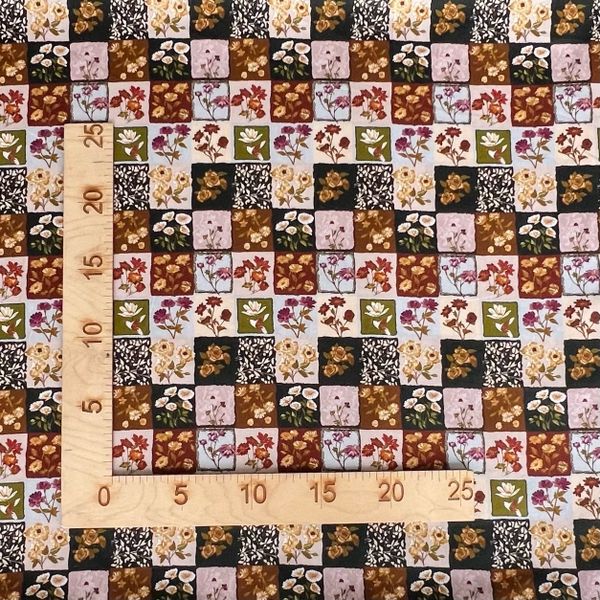 ЦВЕТОЧНЫЕ ПЛИТОЧКИ - 100% хлопок 6