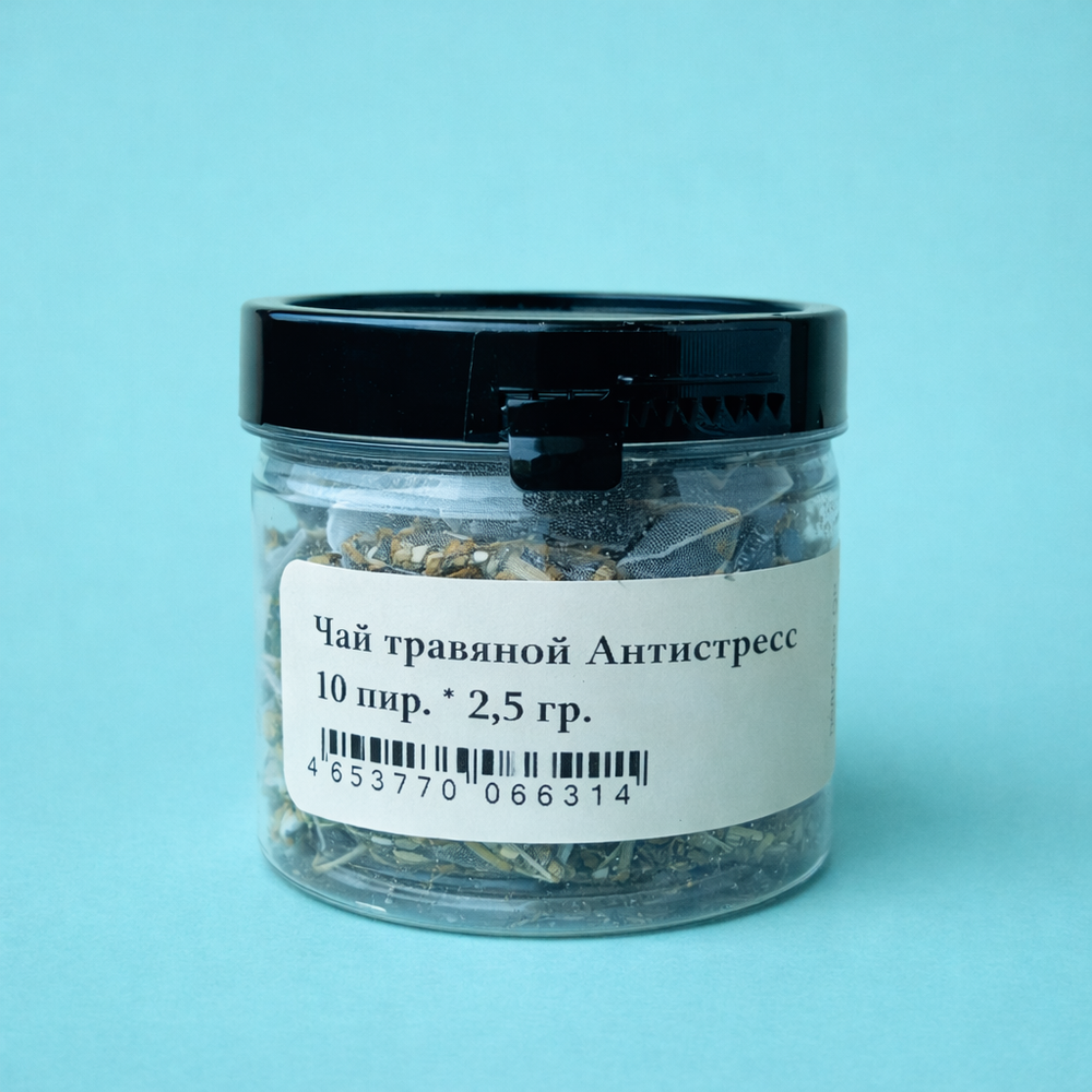 Чай травяной Антистресс 5 пирамидок (5*2,5 гр) в банке