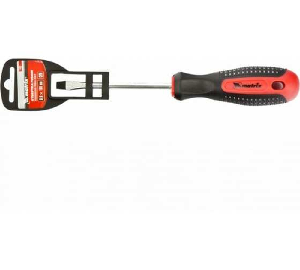 ОТВЕРТКА MATRIX FUSION, SL6,0Х100ММ CRV, 3-Х КОМП/РУК 11423