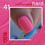 Цветная жесткая база Colloration Hard №41 - Нежный кораллово-розовый неон (13 г)