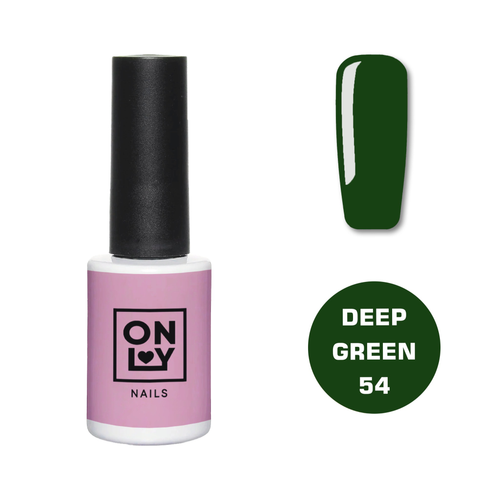 Гель-лак OnlyNails Deep Green 54, 10мл