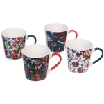 Кружка керамическая 400мл «Новогодний калейдоскоп» в подарочной коробке