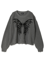 Женский Свитер Darkwave Butterfly Distressed