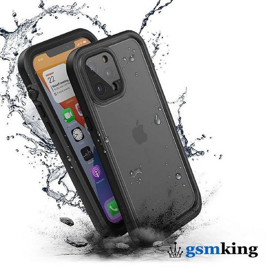Catalyst Total Protection Waterproof Case for iPhone 12 Pro Max Stealth Black (Чёрный)