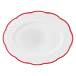 BITOSSI HOME Блюдо овальное Red Rim 36см