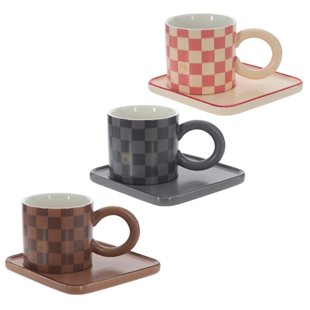 GAEM Кружка с блюдцем, 260 мл, L14 W14 H8,5 см, 3в.