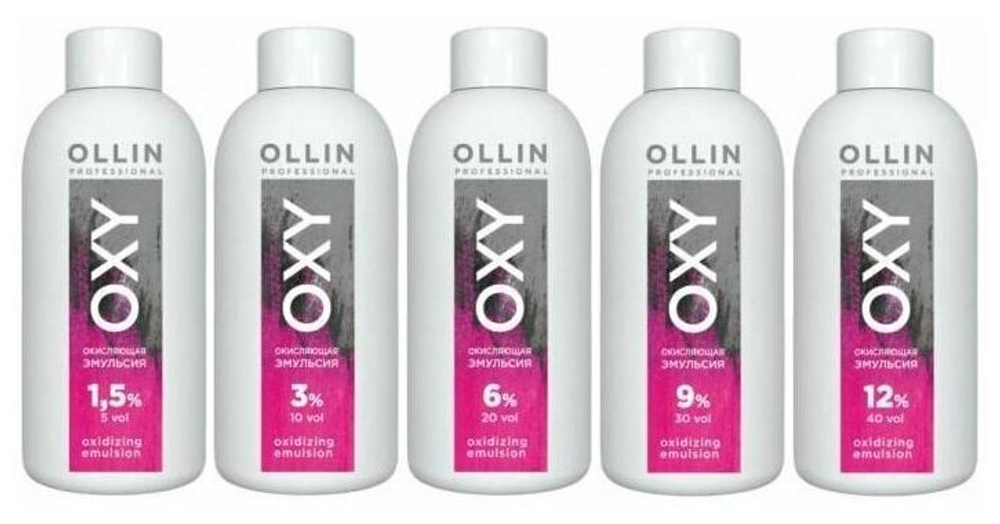 OLLIN OXY 3% 10vol. Окисляющая эмульсия 1000мл/ Oxidizing Emulsion