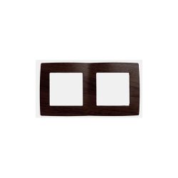 12-5002-10 ЭРА Рамка на 2 поста, Эра12, венге | Эра 12 Венге