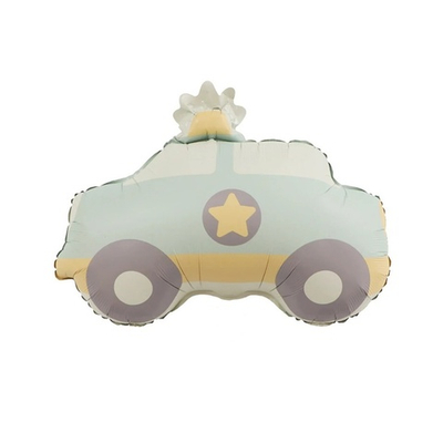 Машина полиция, пастель