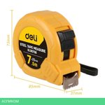 Рулетка Deli DL9075B