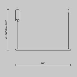 Светильник светодиодный Maytoni   MOD246PL-L16BK