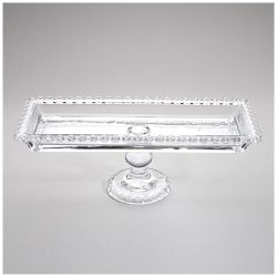 БЛЮДО СЕРВИРОВОЧНОЕ "SWEETY" НА НОЖКЕ 30Х13Х10 СМ