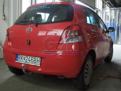 Фаркоп оцинкованный Galia T057A для Toyota Yaris 2005-2014(паспорт и сертификат в комплекте)(без электрики)