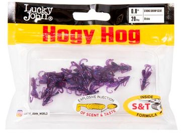Твистеры съедобные LJ Pro Series HOGY HOG 0,8in (2,03 см), цв. S63, 20 шт.