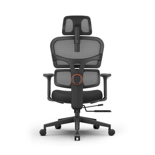 Эргономичное компьютерное кресло FoxGear NETZ модель XO - office edition (FG-NETZ-XO-BK)