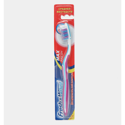 Зубная щетка средней жесткости Fresh White Max Fresh