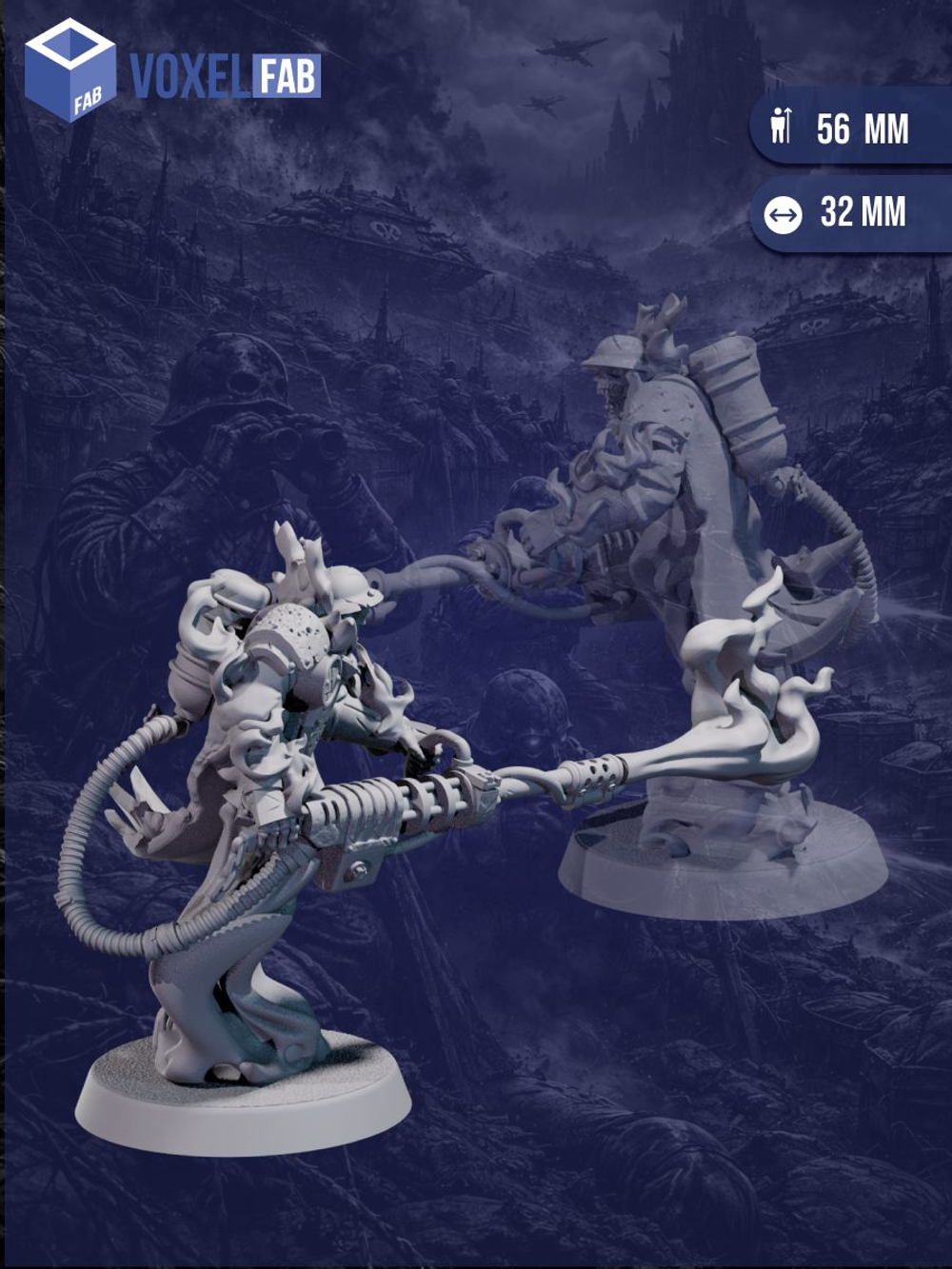 Падщий Страж: Окопный Огнеметчик, миниатюра для Trench Crusade