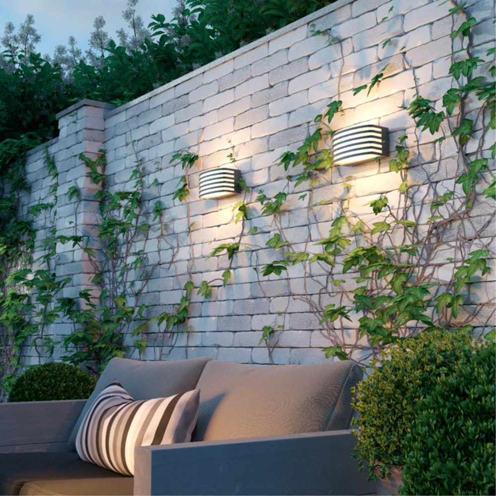 370638 STREET NT19 380 темно-серый Ландшафтный настенный светильник IP54 220-240V