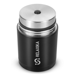 Термос для еды Relaxika 301 (0,7 литра), черный
