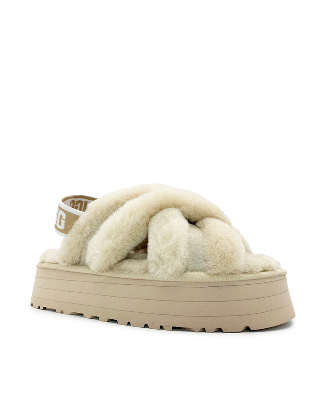 DISCO CROSS SLIDE-sand