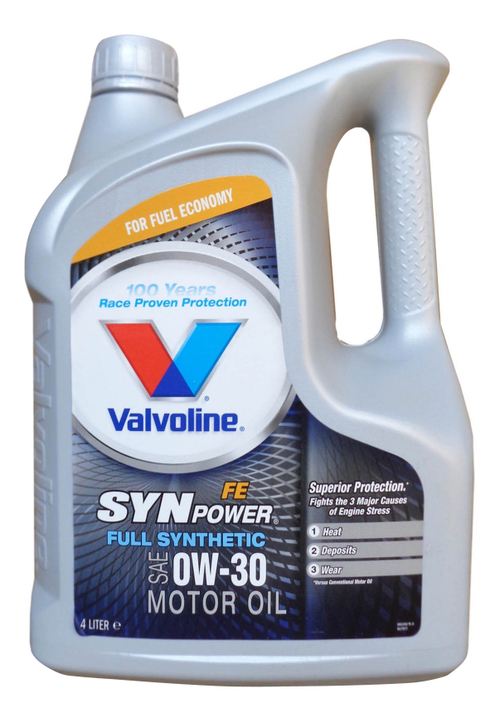 Масло моторное  синтетическое  Valvoline SynPower  FE  0W30  4л
