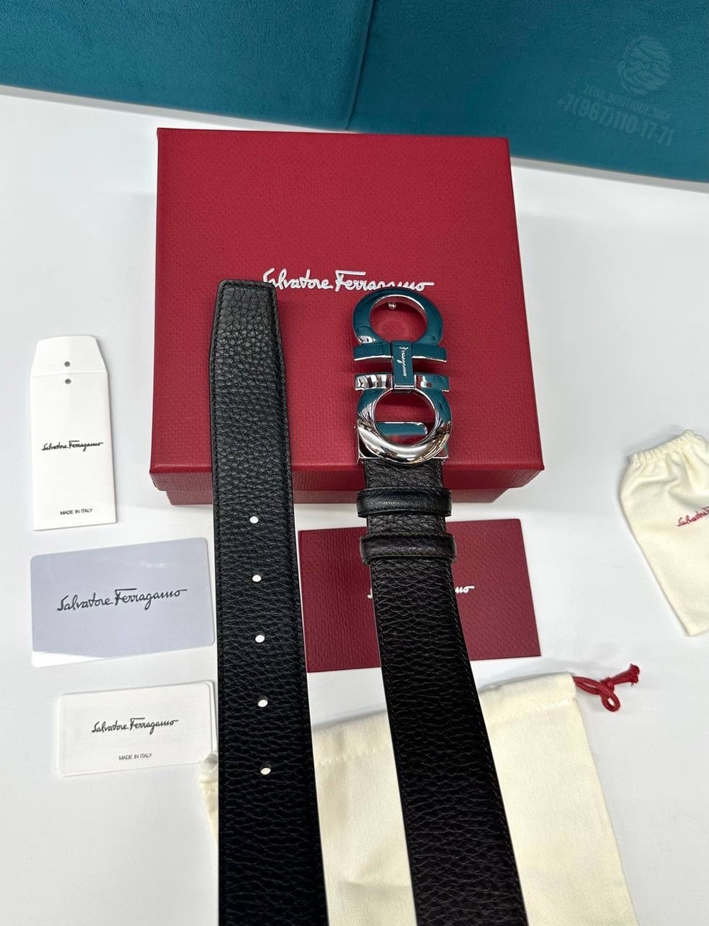 Двухсторонний ремень Salvatore Ferragamo