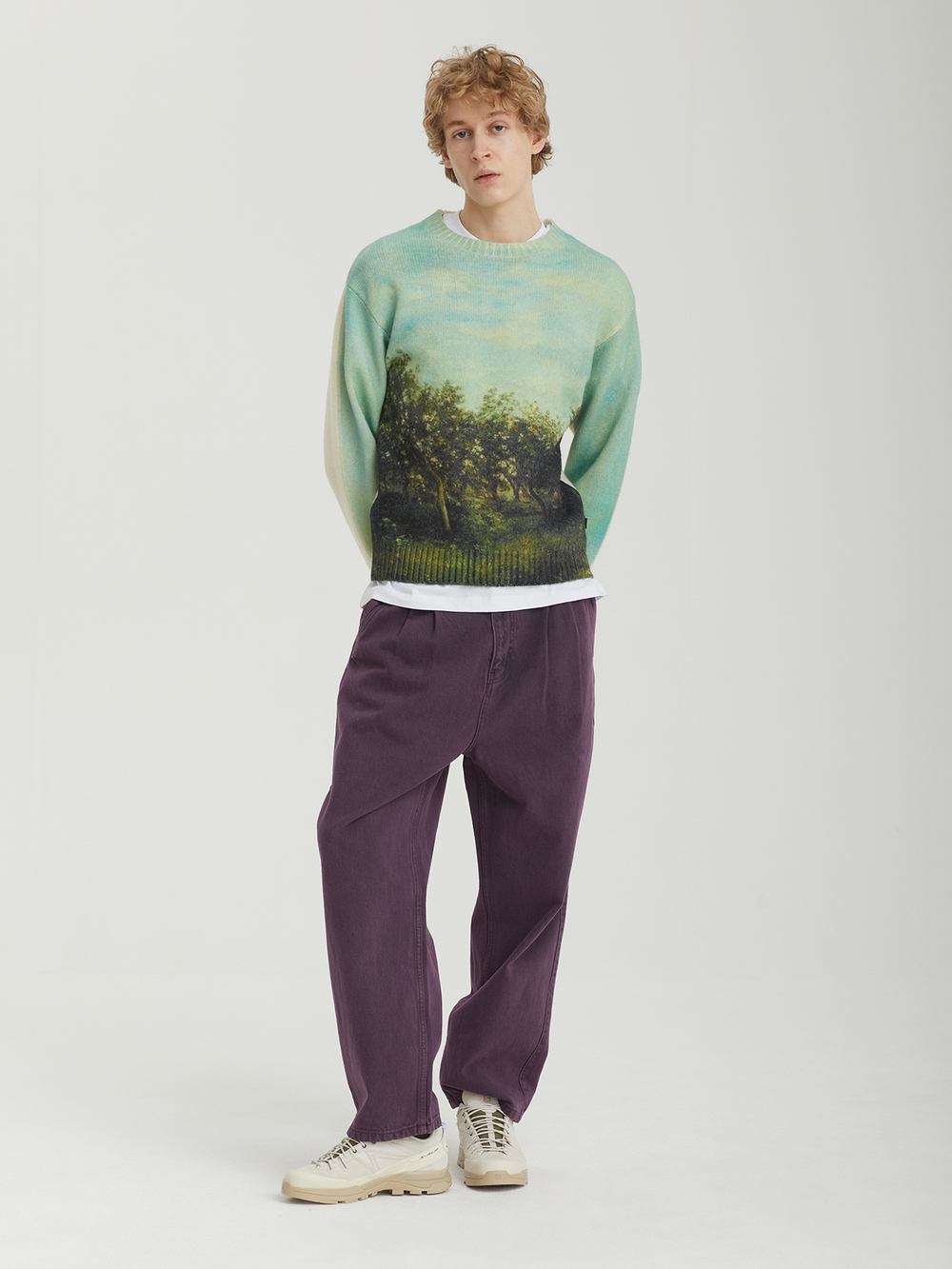 Мужские Джинсы Two Tucked Hairy Denim