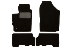 Коврики в салон для TOYOTA Yaris АКПП 2005-2009, 2009-2012, хэтчбек, 4 шт. (текстиль) KLEVER03481022110KH