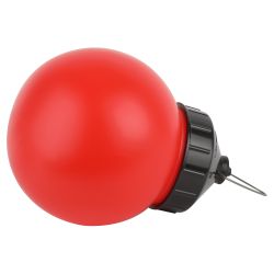 Светильник ЭРА НСП 01-60-003 подвесной Гранат полиэтилен IP44 E27 max 60Вт шар красный