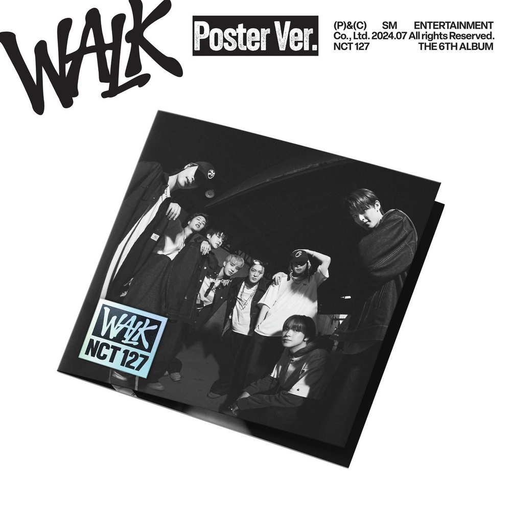 Альбом NCT 127 - WALK 6th Album POSTER Version