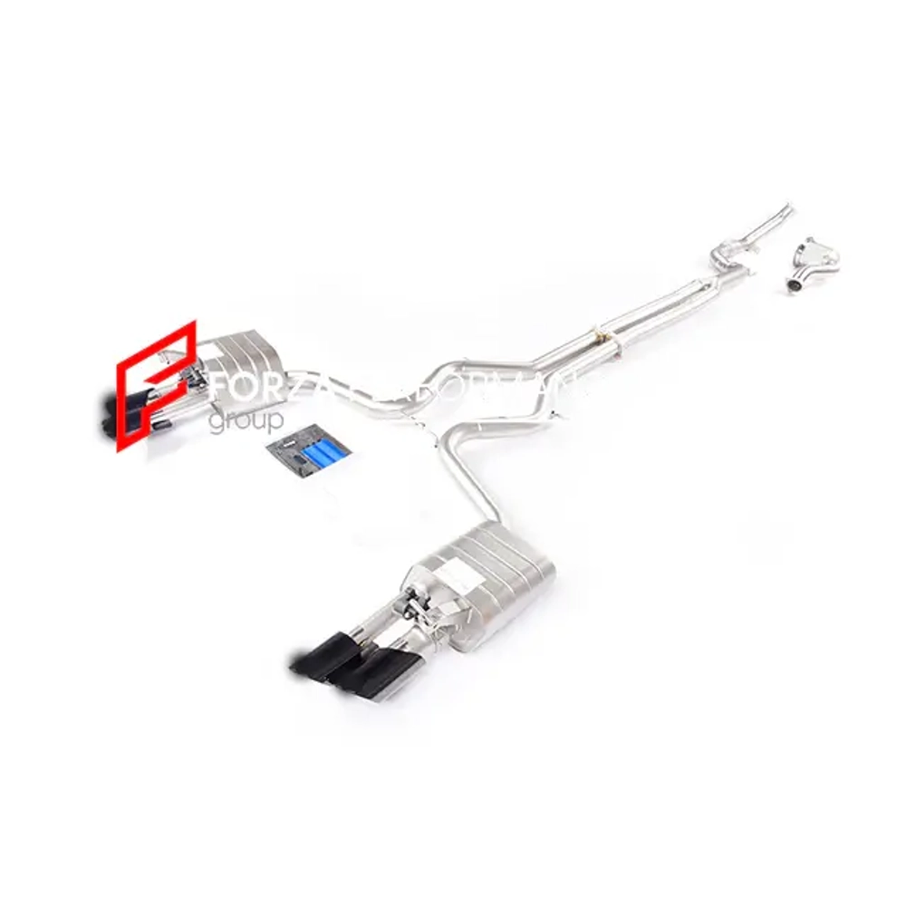 Спортивная выхлопная система с заслонками для Porsche Panamera 971 3.0T Порш Панамера