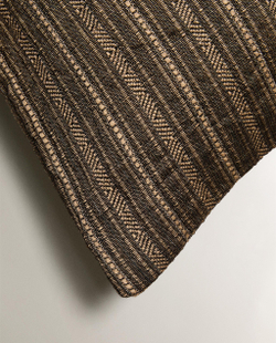 Zara Home наволочка декоративная из хлопка, серый, в полоску, 30x50 см