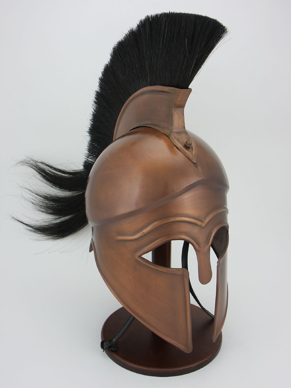 Nautical Шлем коринфский с черным плюмажем