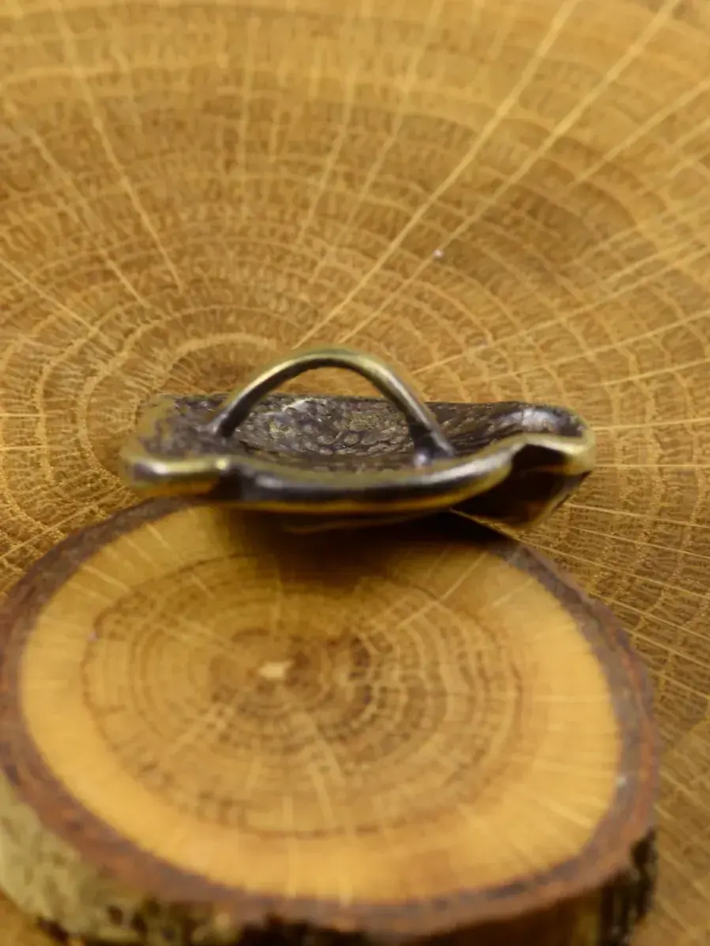 Вставка в браслет «Мишка» из латуни