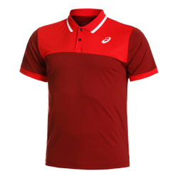 Мужское теннисное поло ASICS Court Polo Men - Dark Red, Red