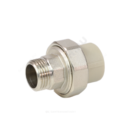 Муфта PP-R комбинированная разъемная серая Дн 40х1 1/4" НР VALFEX 10156032Г