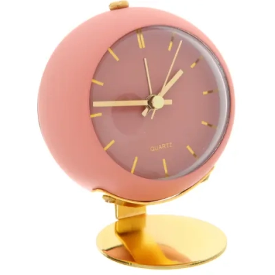 Будильник «ALICE» 8,5*5см розовый