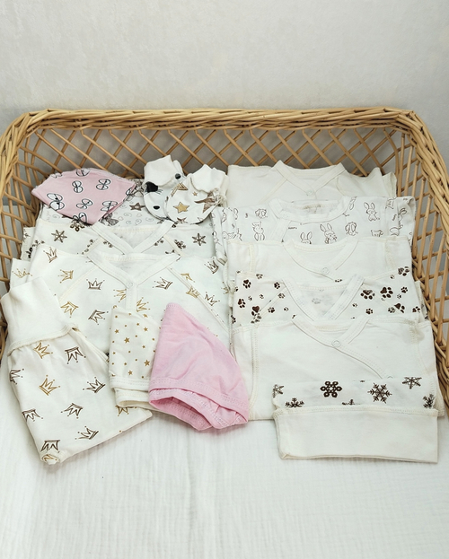 Комплект 15 в1 «Мишки тедди» (с дефектом) кулирная гладь