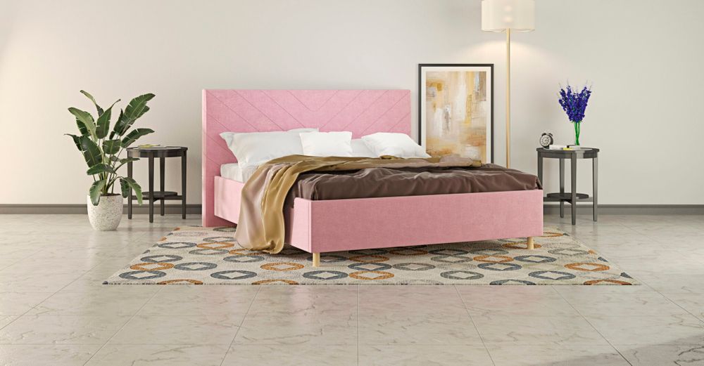 Кровать с системой хранения Adela