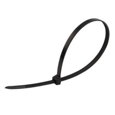 Хомут-стяжка кабельная нейлоновая REXANT 350 x7,6мм, черная, упаковка 100 шт.