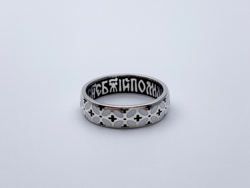 Кольцо из серебра/Эмаль