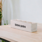 Органайзер для кухни и сада Флоутард, из массива сосны в голландском стиле, белый