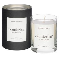 Свеча ароматическая The Olphactory, Wandering Black, Goji Black tea (новая), 40 ч